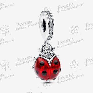 Pandora Red Ladybird Dangle Charm
